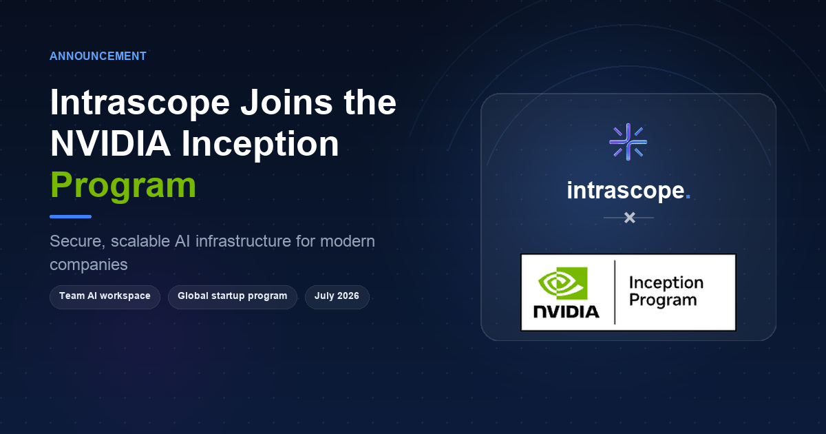 Intrascope Joins the NVIDIA Inception Program